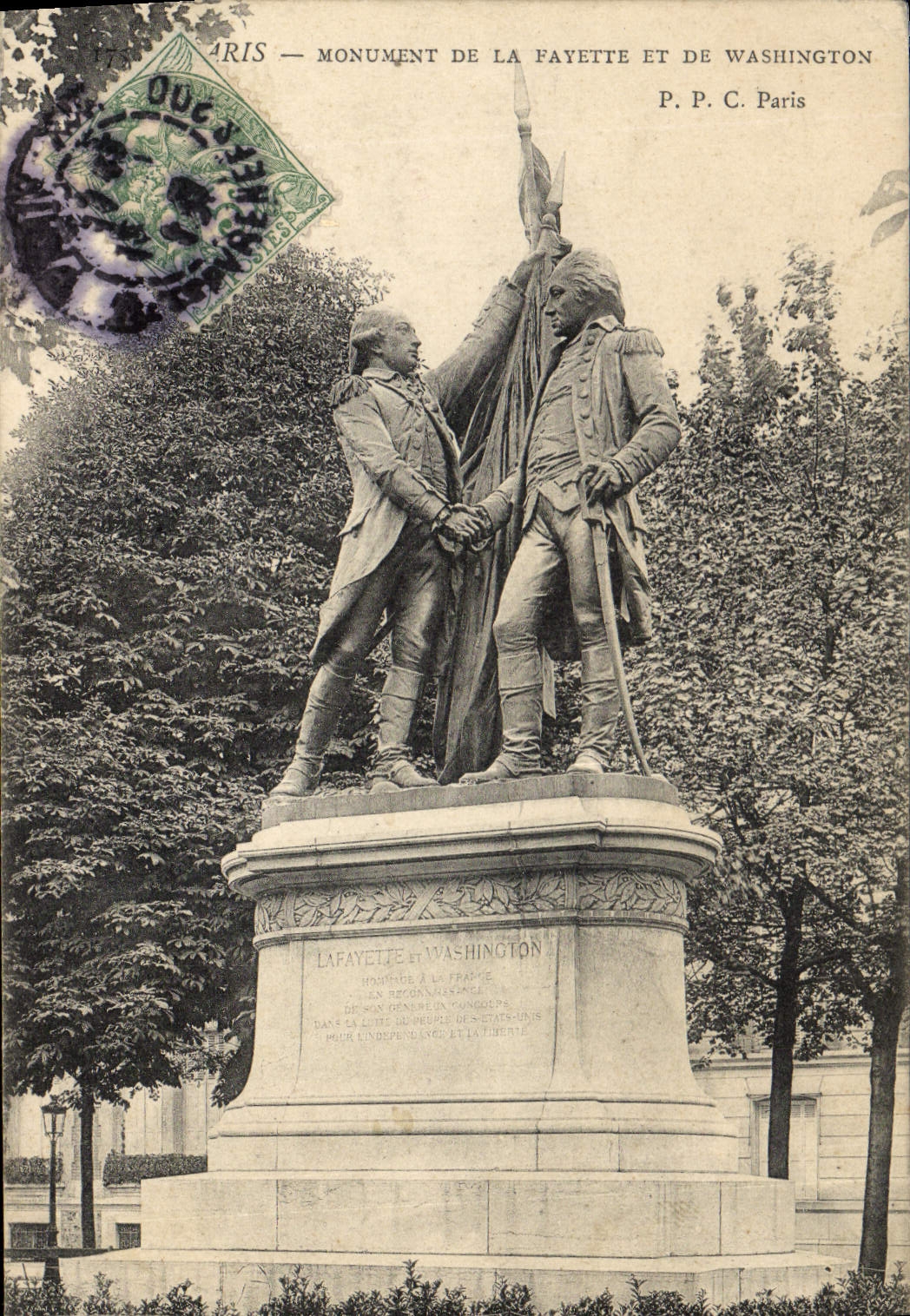 CPA Monument de la Fayette et de Washington