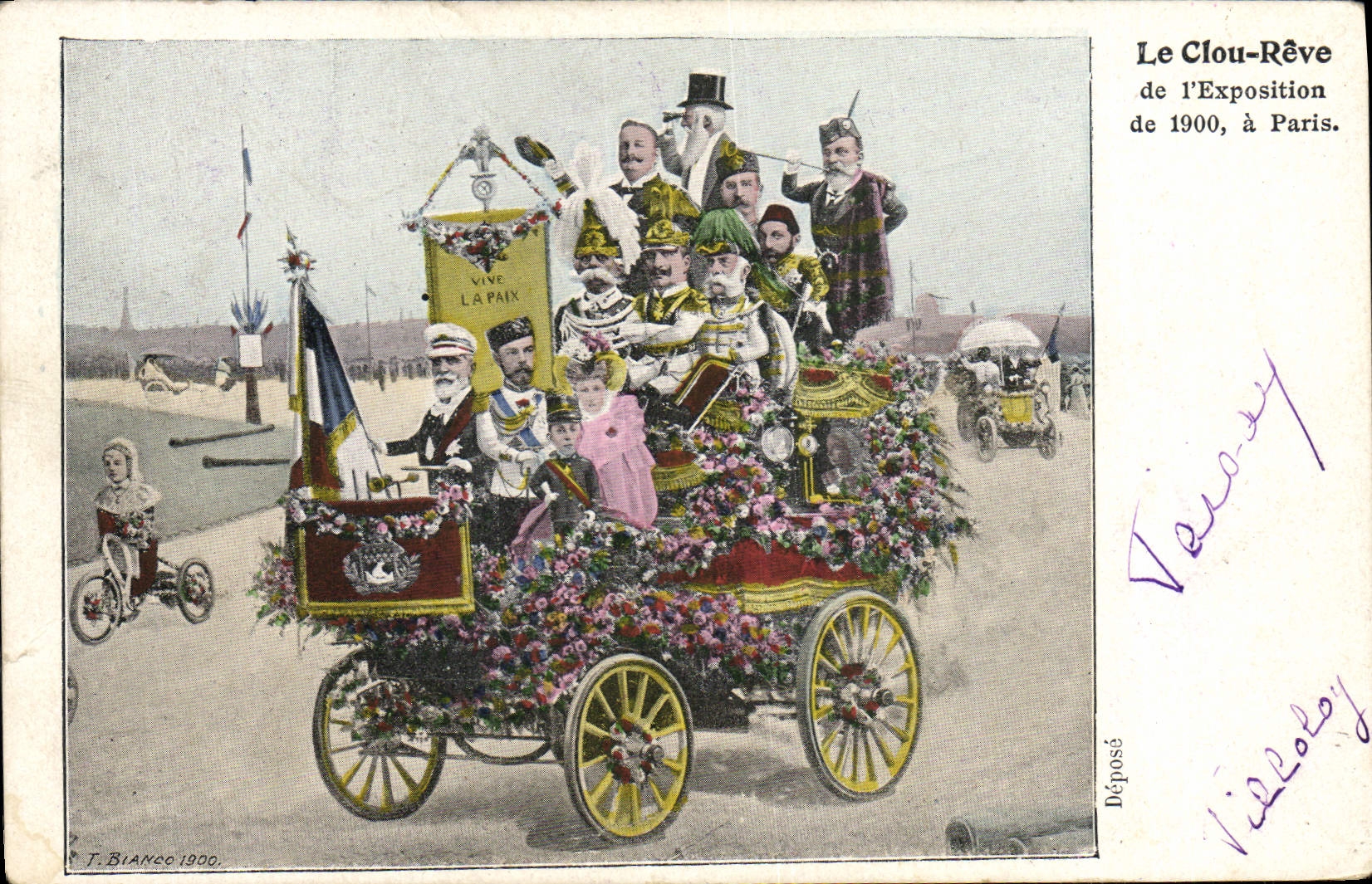 CPA le Clou Reve de l'exposition de 1900 a Paris Nicolas II Russie Russia