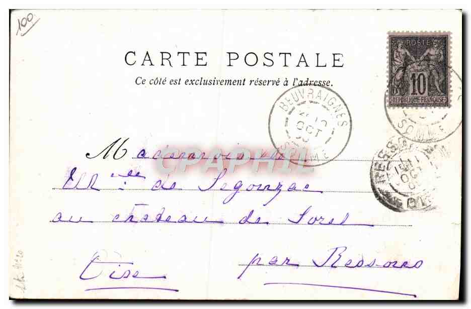 CPA le Clou Reve de l'exposition de 1900 a Paris Nicolas II Russie Russia — Rückseite
