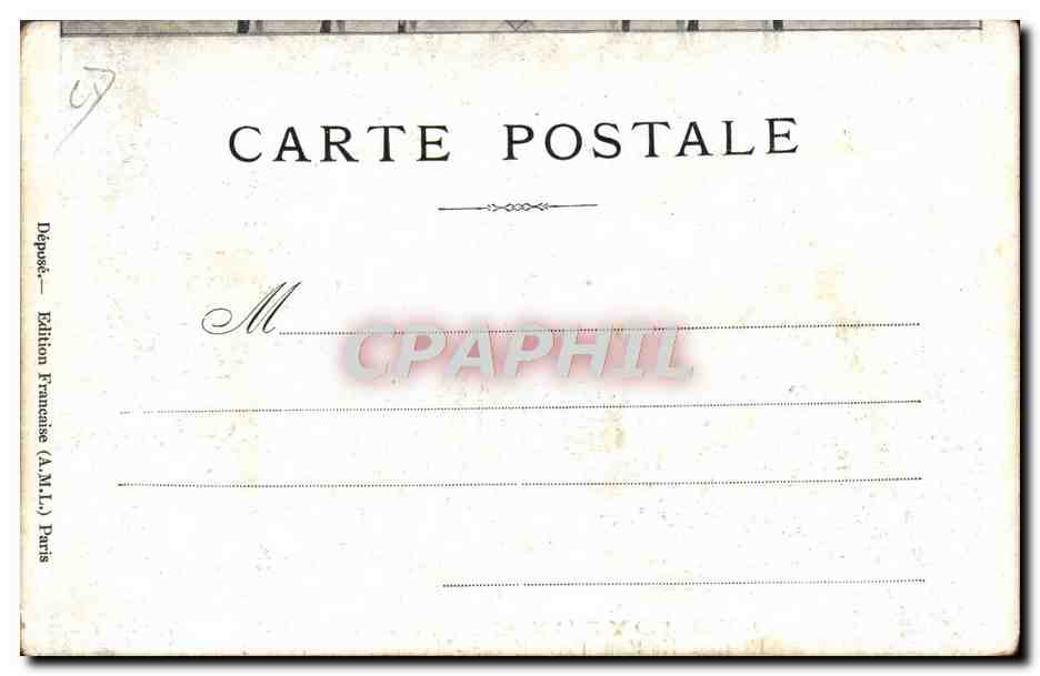 CPA Franc macon Maconnerie Les joyeux compagnons Jaures Syveton Pelletan Combes Vallee Brisson Berteaux TOP — Rückseite
