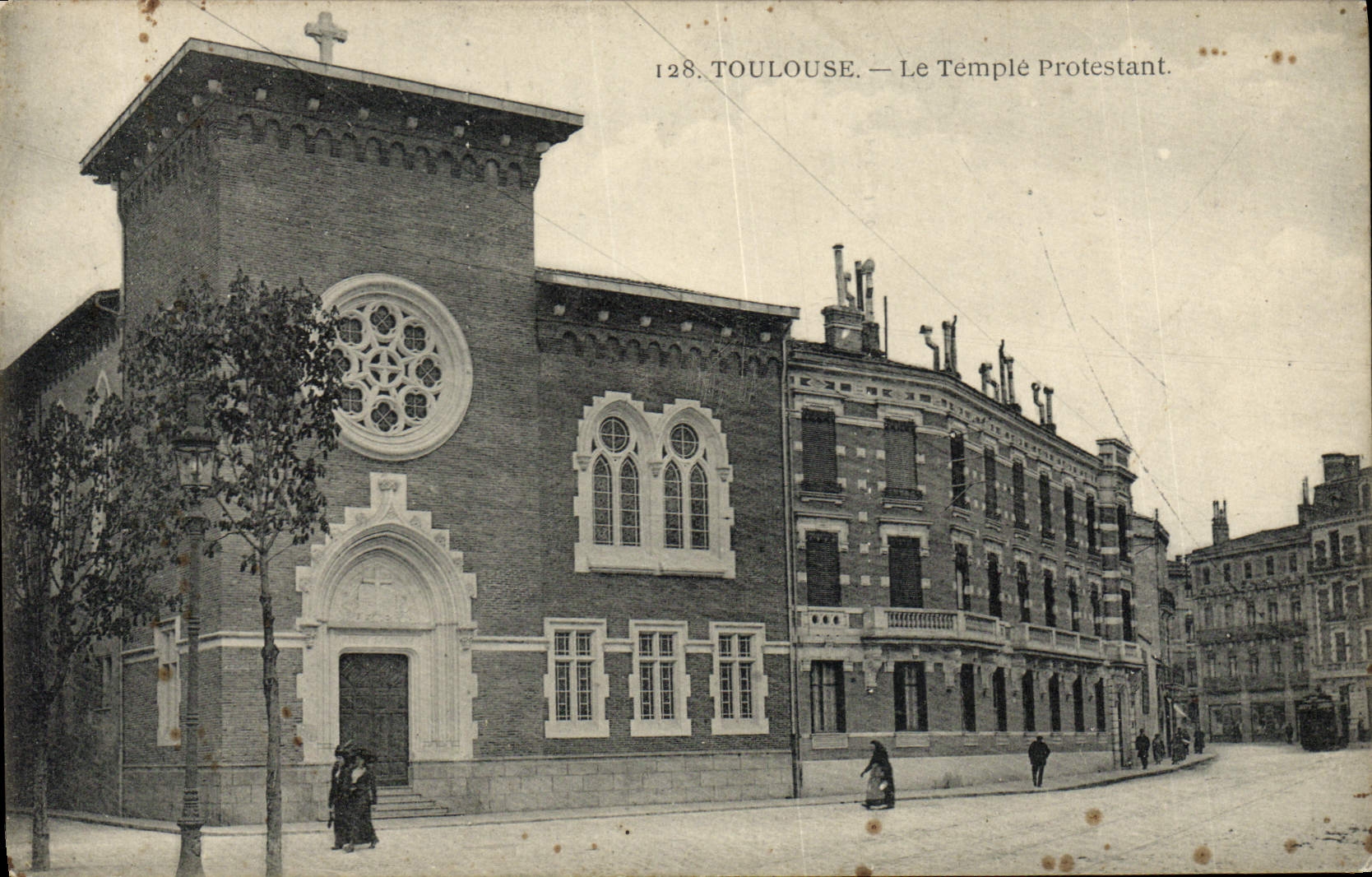 Toulouse — Le Temple Protestant — Éditeur non identifié, n° de série 128