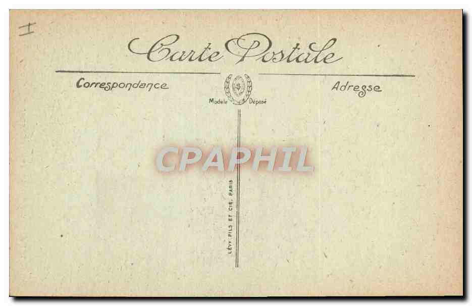CPA Narbonne Le Temple protestant  — Back