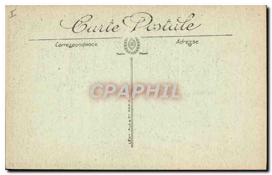 CPA Narbonne Le Temple protestant  — Verso