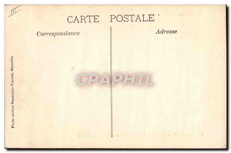 Exposition Coloniale — Pavillon de l'Anter Picon — Distribution des Échantillons — Marseille 1906 — Verso