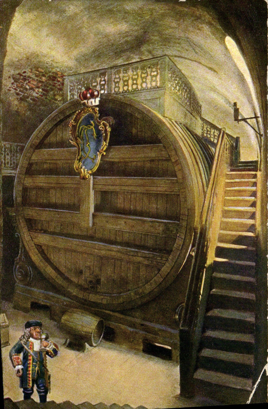 CPA Brasserie Das Grosse Heilderberger Fass 