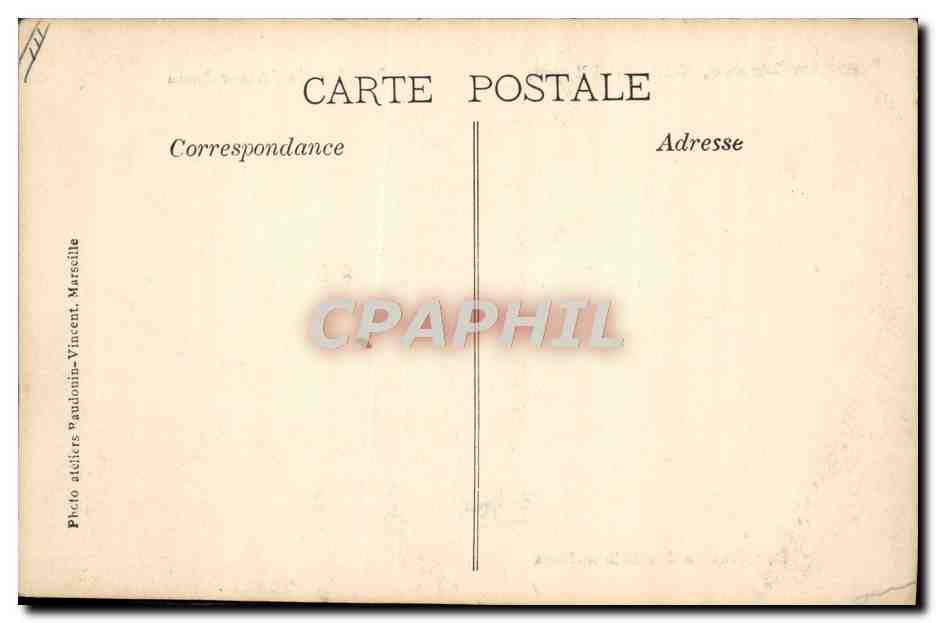 Exposition Coloniale, MARSEILLE 1906 — Pavillon de l'Amer Picon — Distribution des Echantillons — Verso