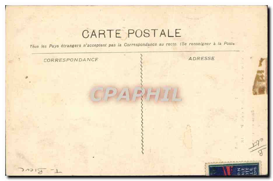 CPA Marseille Exposition coloniale Pavillon du Phenix Brasserie Vignette — Rückseite