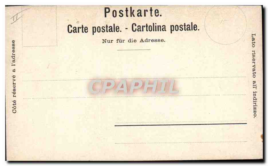CPA Biere Homme  — Rückseite