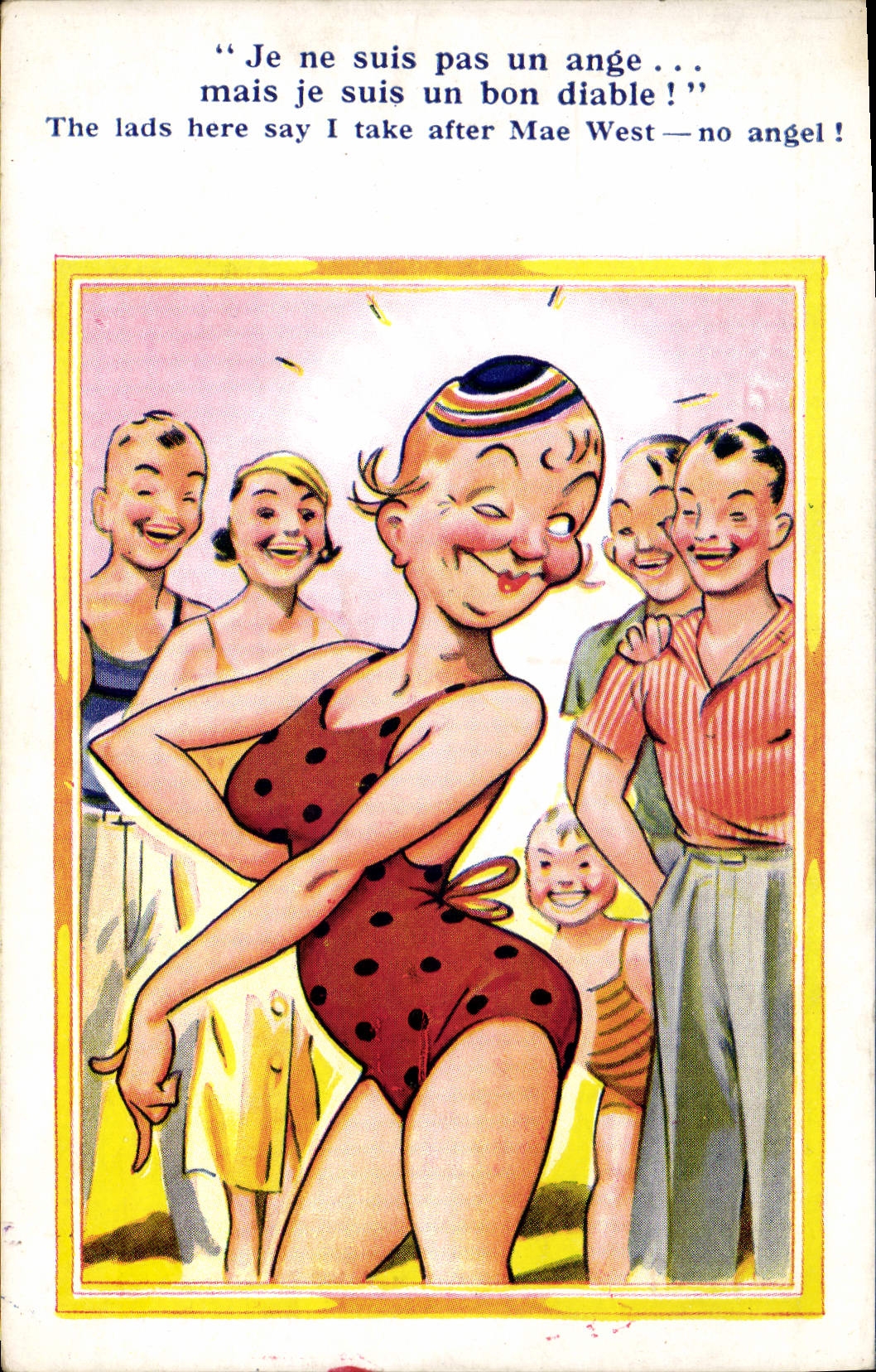 CPA Illustrateur Femme