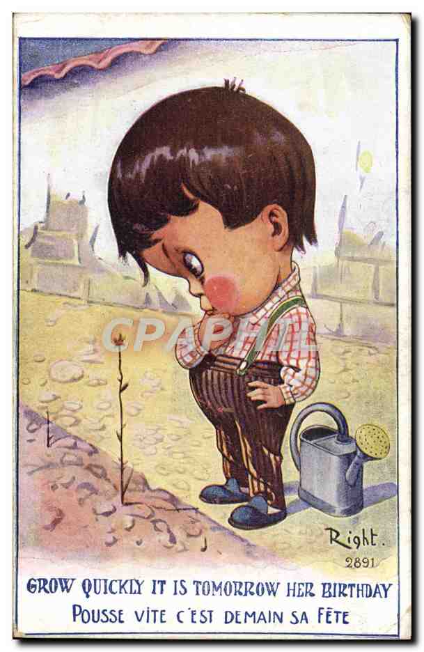 CPA Illustrateur Enfant Right 
