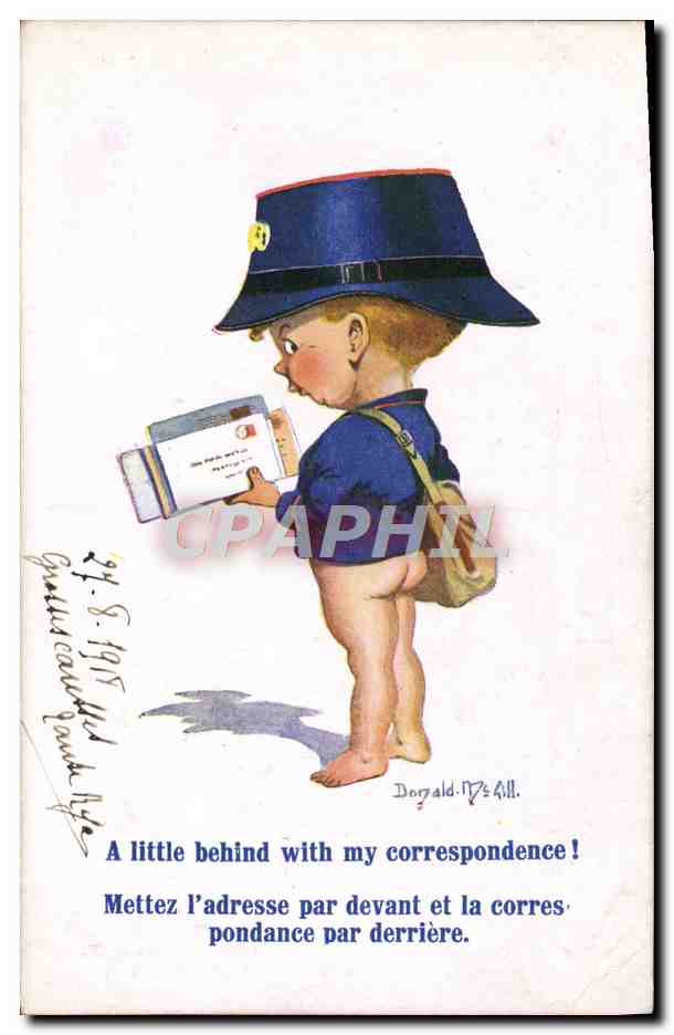 CPA Illustrateur Enfant Donald Mc Gill 