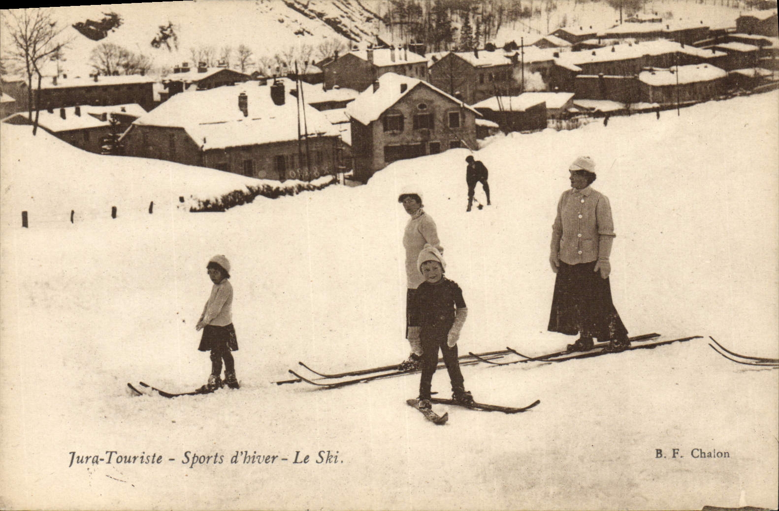 Jura-Touriste - Sports d'hiver - Le Ski. - B. F. Chalon
