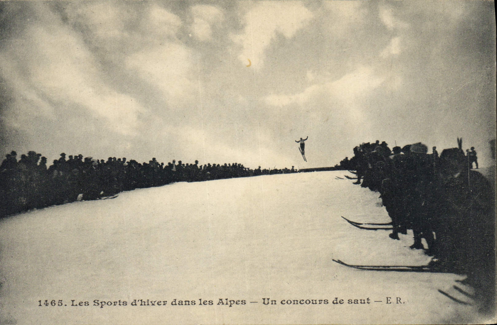 CPA Sports d'hiver Ski Un concours de saut