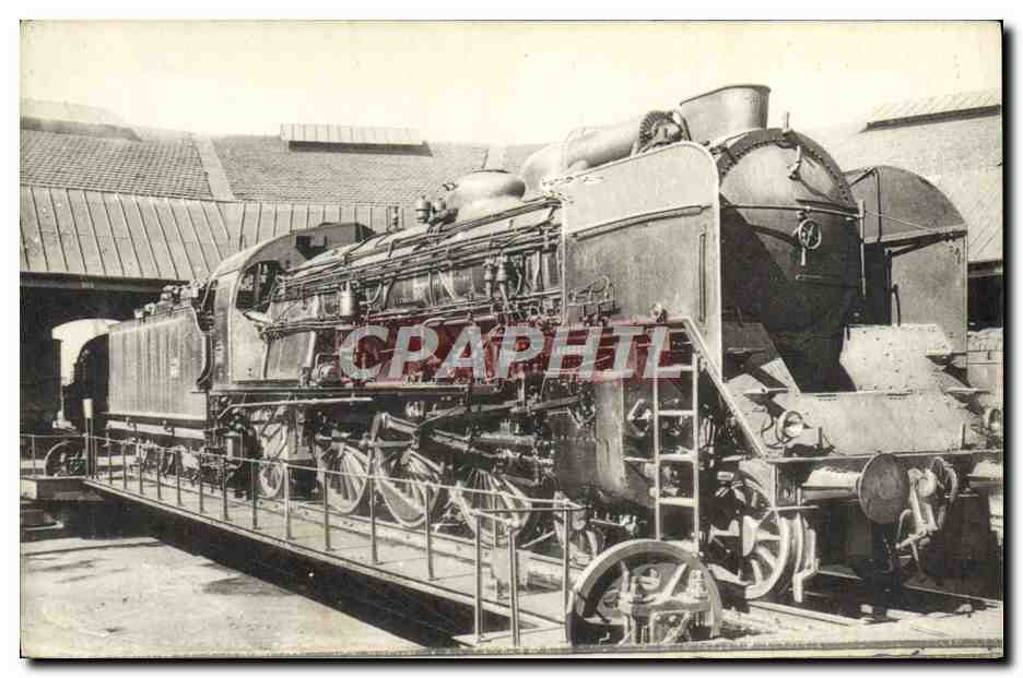 CPA Train Locomotive Sud Est Machine 231 C 17