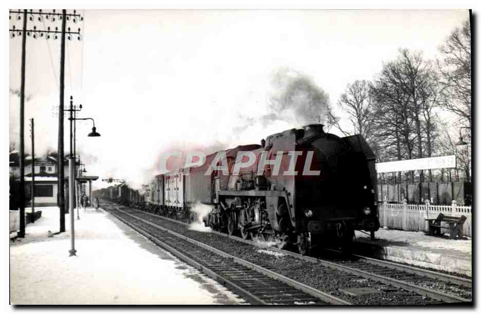 Photo Train Locomotive Emerainville Pontault Combault 