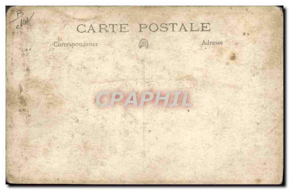 CARTE PHOTO Train Machine — Rückseite