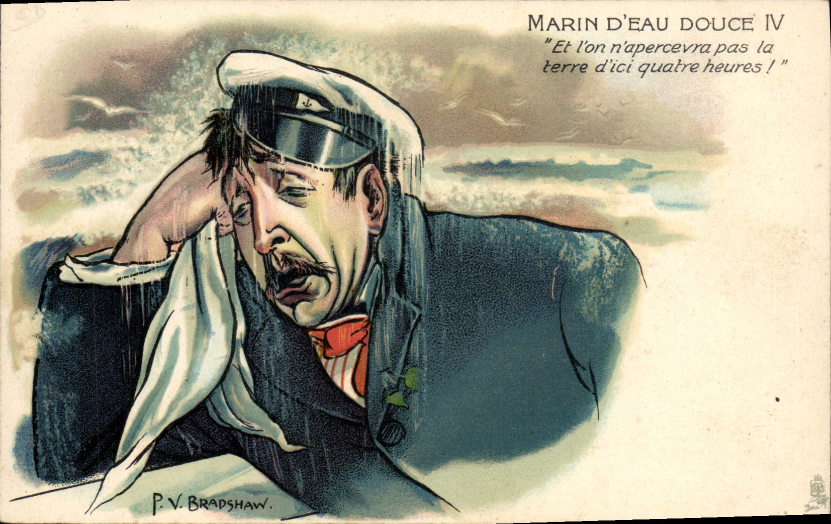 Marin d'eau douce IV — "Et l'on n'apercevra pas la terre d'ici quatre heures !" — P.V. Bradshaw