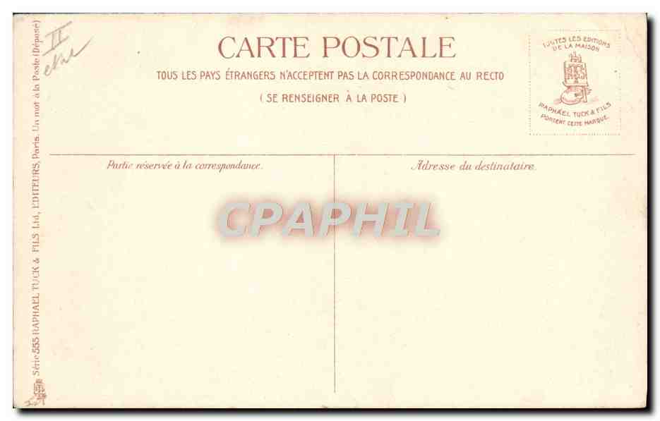 CPA Bateau Marine d'eau douce V Bradshaw — Rückseite