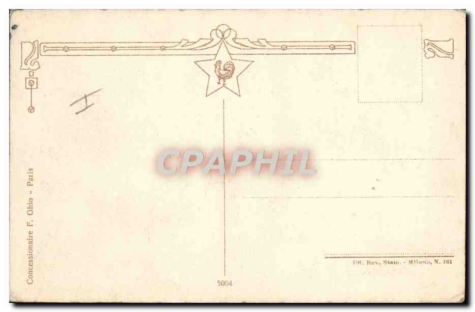 CPA Bateau Voilier  — Rückseite