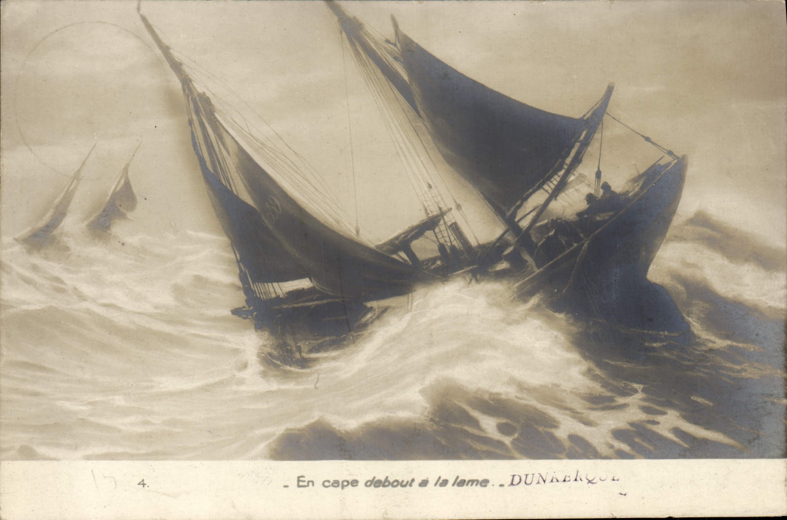 En cape debout à la lame — Dunkerque — Éditeur inconnu, n°4