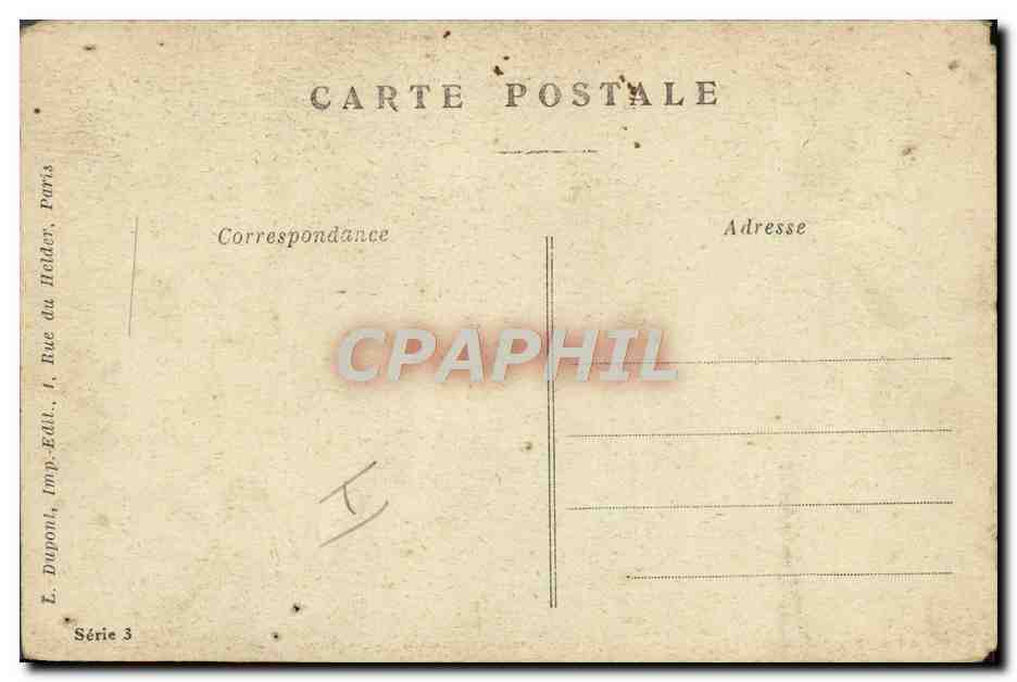 Nue — Éditeur E. Dupont, Série 3 — Verso