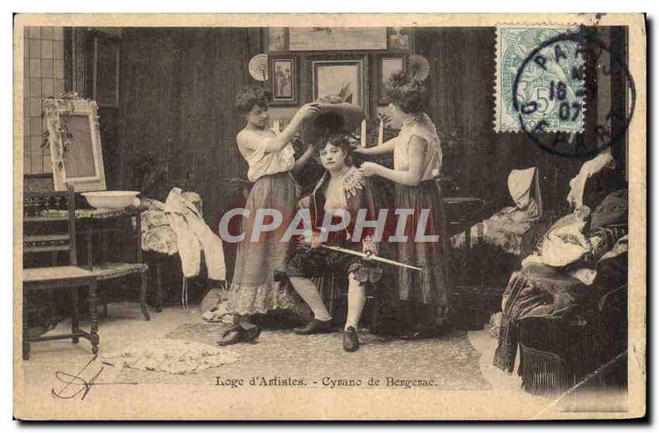 Loge d'Artistes. - Cyrano de Bergerac.