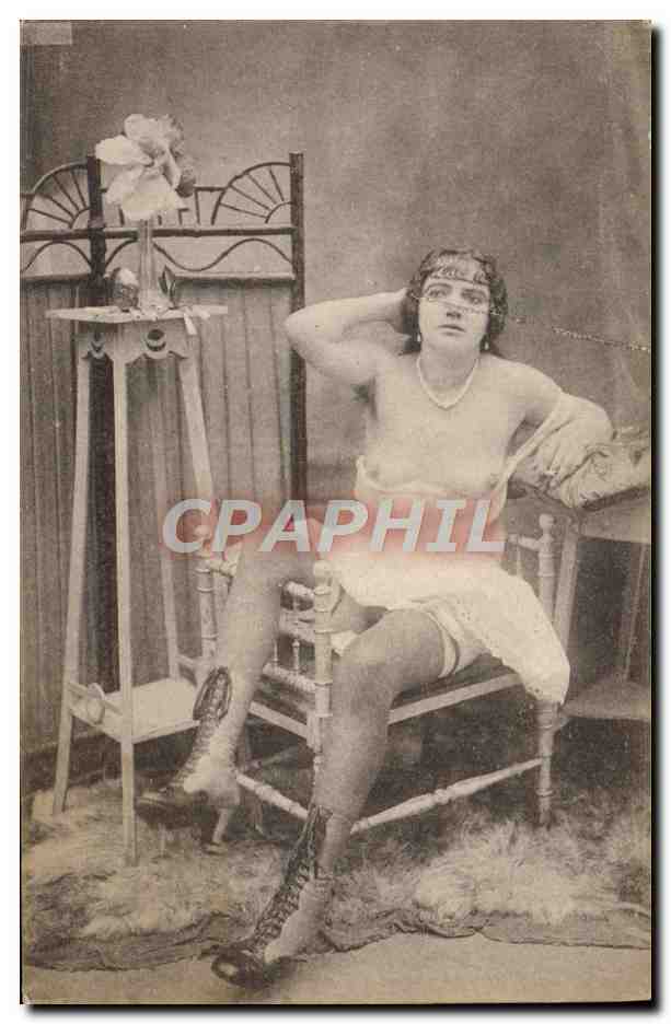 CPA Nu erotique Femme 