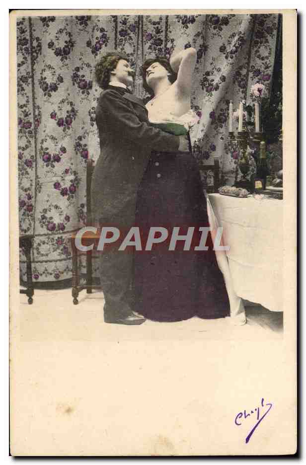 Danse d'un couple — intérieur décoré — éditeur Chrys, n°4