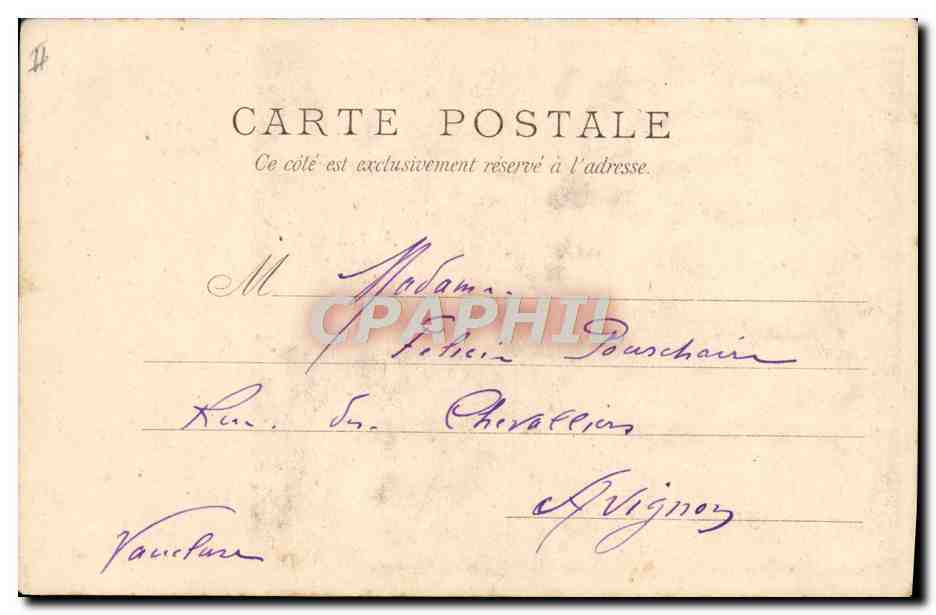Danse d'un couple — intérieur décoré — éditeur Chrys, n°4 — Verso