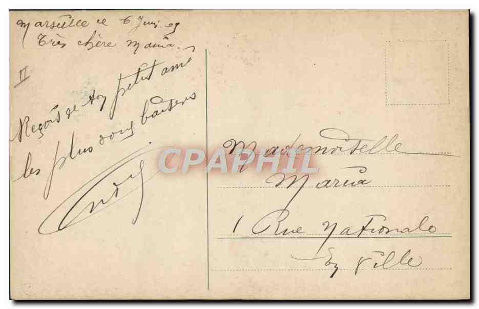 Jeune femme en robe de nuit — studio — éditeur Lano n°32908/2 — Rückseite