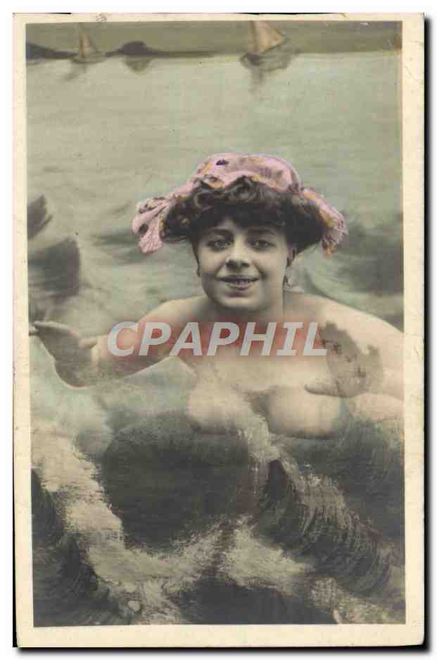 CPA Nu erotique Femme