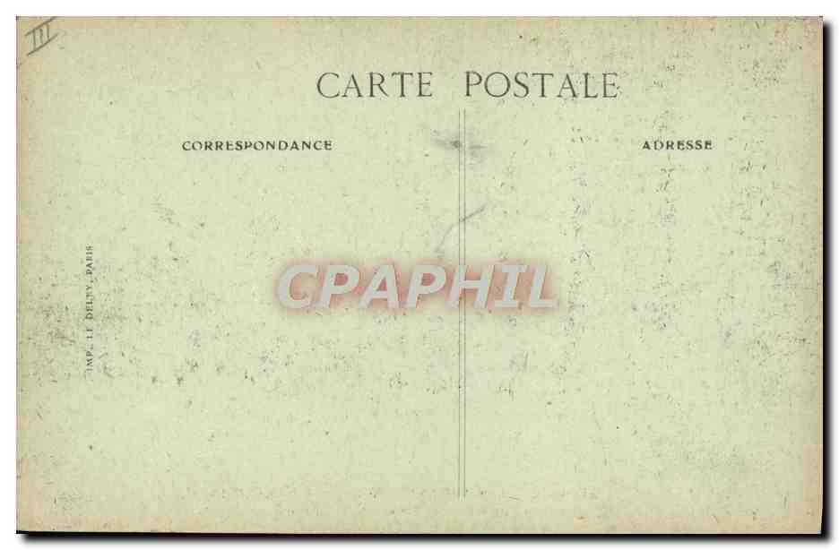 CPA Militaria Fetes de la Victoire 14 juillet 1919 Le defile General Pershing — Verso