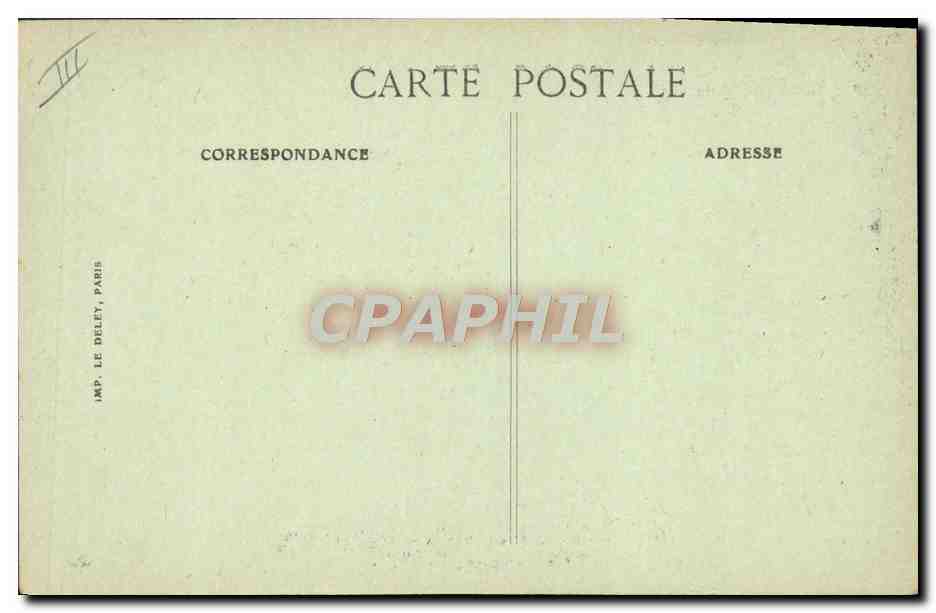 CPA Militaria Fetes de la Victoire 14 juillet 1919 Le defile Les etendards americains — Verso