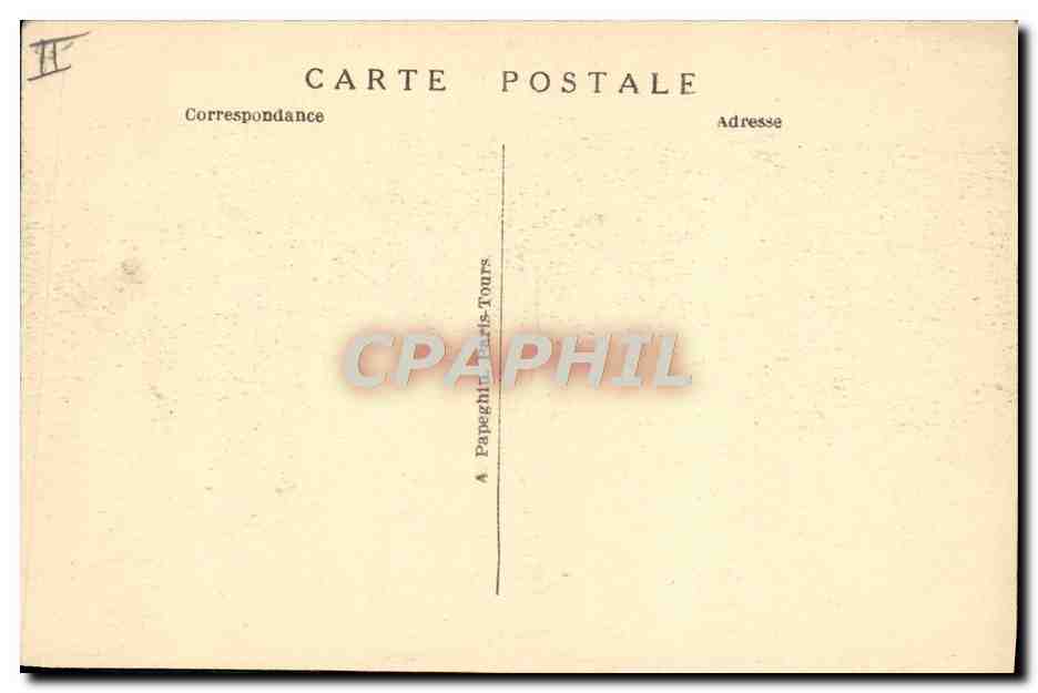 CPA Militaria Funerailles du marechal Foch Les officiers americains  — Rückseite
