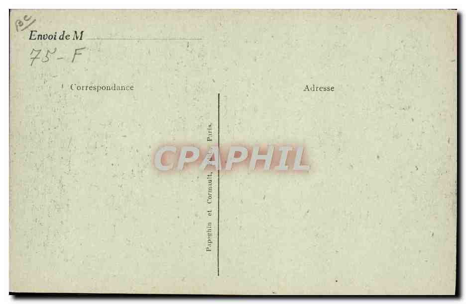 CPA Militaria Paris 11 novembre 1920 fetes du cinquantenaire de la Republique Delegation de la Croix rouge americaine — Verso