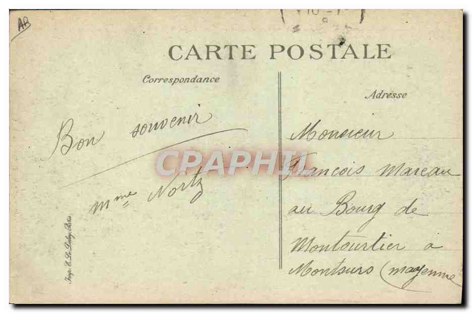 CPA Militaria Fete de l'independance americaine a Paris 4 juillet 1918 Devant la statue de Washington  — Rückseite