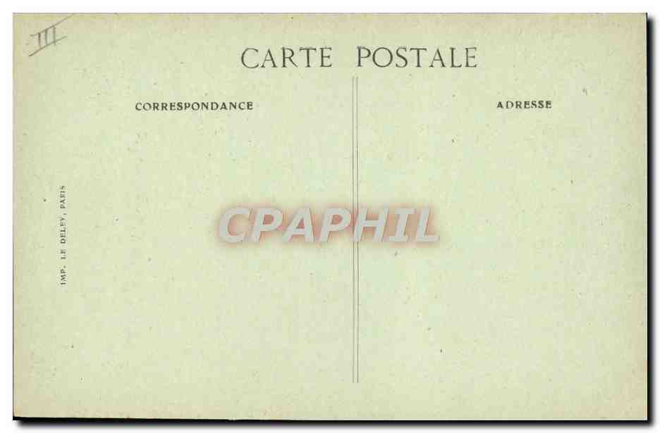 CPA Militaria Fetes de la Victoire 14 juillet 1919 Le defile General Pershing — Verso