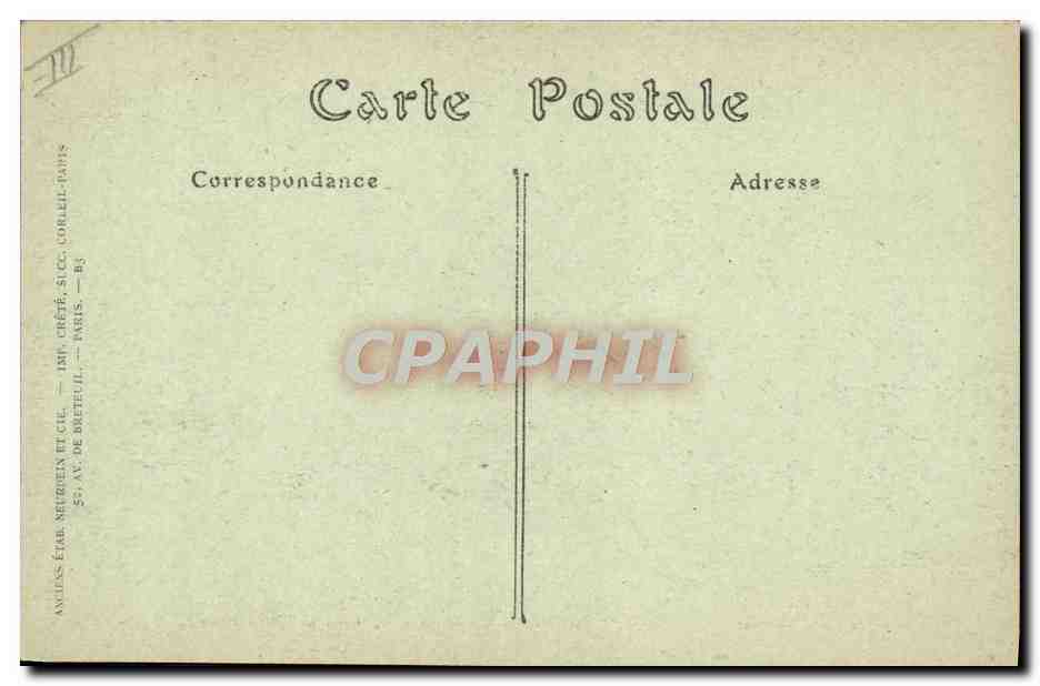 CPA Militaria Fetes de la Victoire 14 juillet 1919 le general Pershing vient de passer sous l'Arc de Triomphe  — Verso