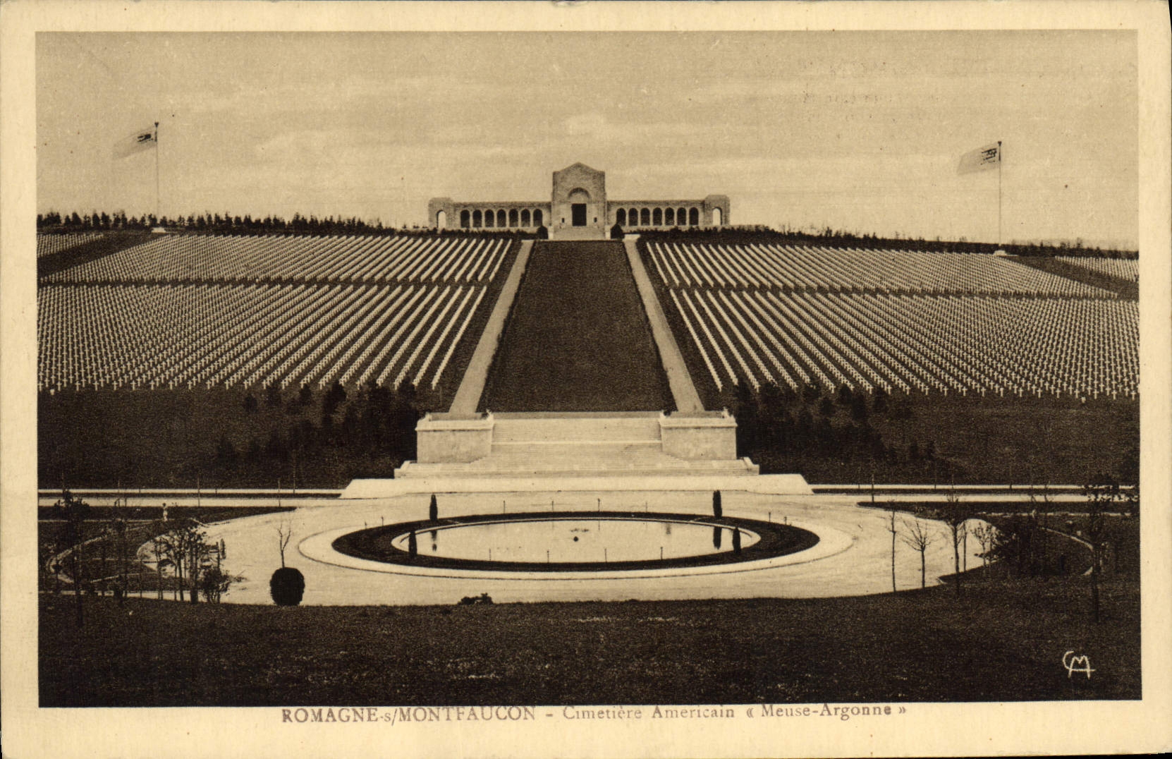 Romagne-sous-Montfaucon — Cimetière américain « Meuse-Argonne » — Photo Verdus