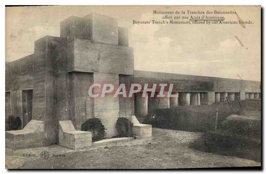 Monumento de la Tranchée des Baionnettes — ofrecido por nuestros Amigos de América — Edición HS Verdon