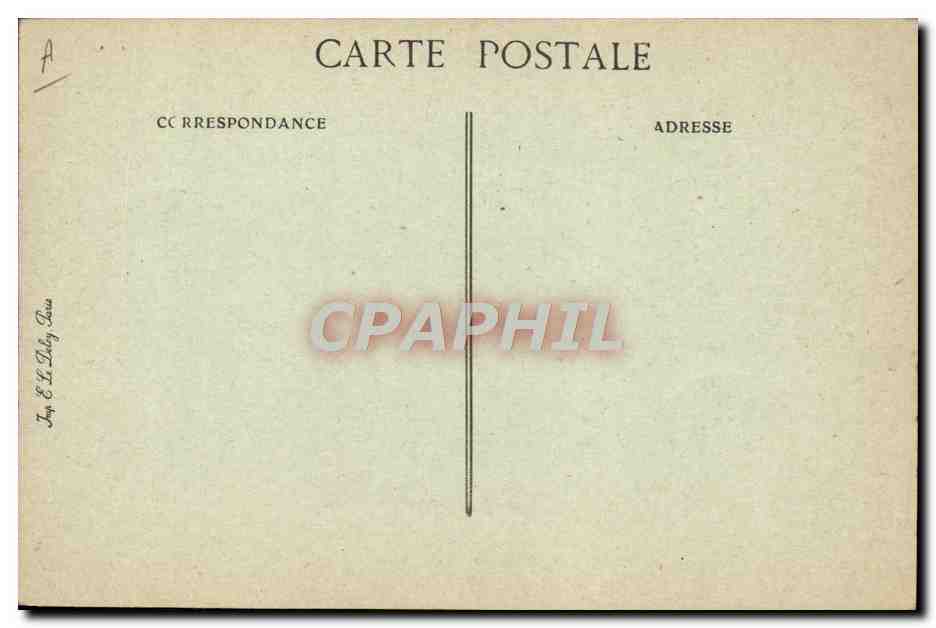 CPA Militaria Fete de l'independance americaine a Paris 4 juillet 1918 Statue de Strasbourg Alsace  — Verso