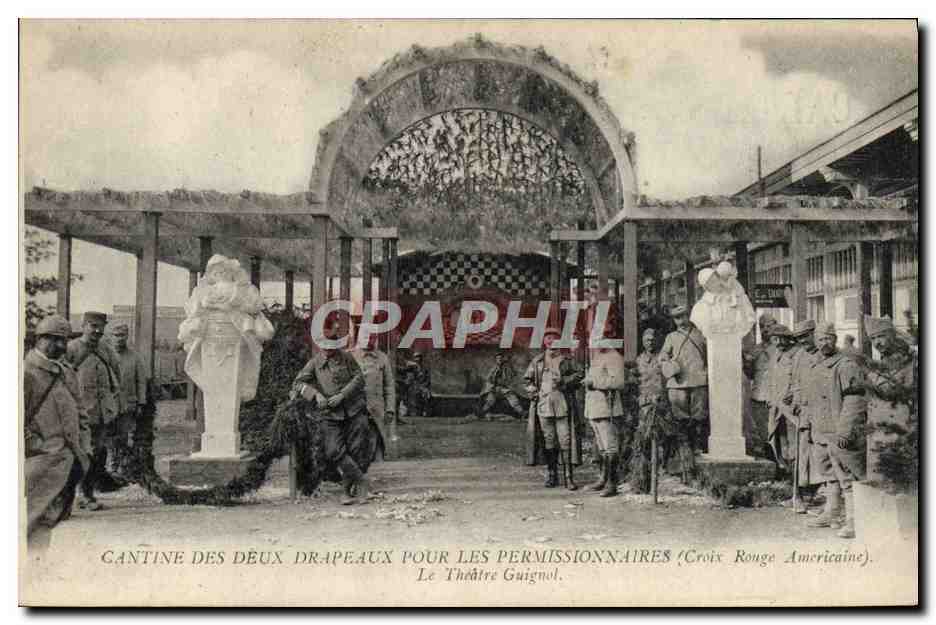 Cantina de las dos banderas para permisos (Croix Rouge Americaine) — El Teatro Guignol