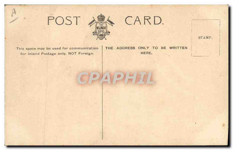 CPA Bateau Guerre HMS Narcissus Cruiser — Verso