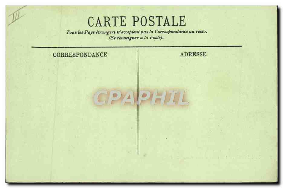 CPA Bateau Guerre Toulon Un cuirasse en rade — Verso