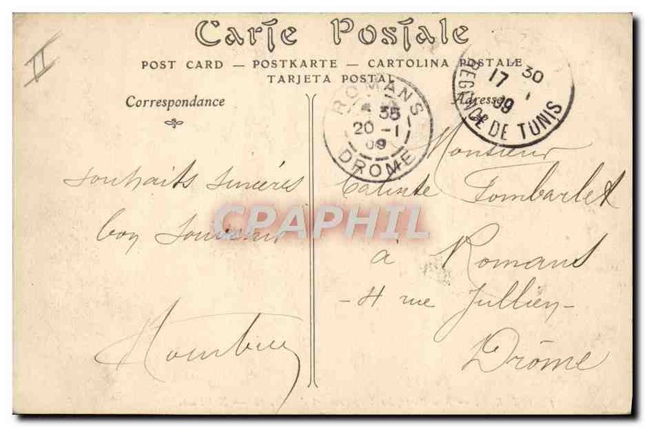 Bizerte — Base Ponty, los Torpilleurs y la Almirantazgo — ND Pbot. — Reverso
