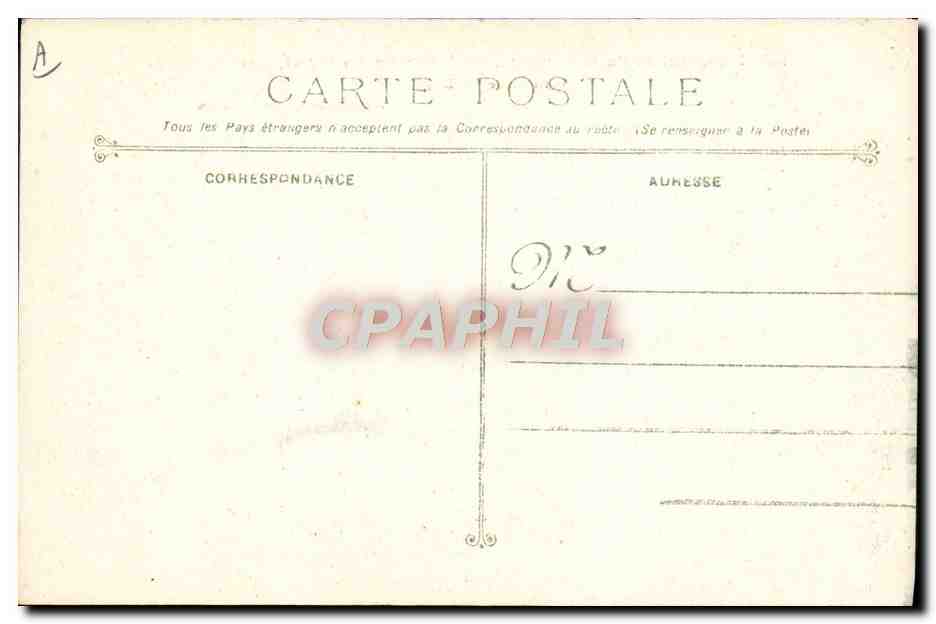 CPA Bateau Guerre Inauguration du monument eleve a la memoire des victimes du Iena Cimetiere de LAgoubran  — Verso