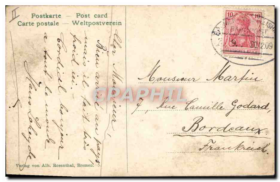 CPA Bateau Guerre Wilhelmshaven Hafenbild Torpedoboote  — Verso