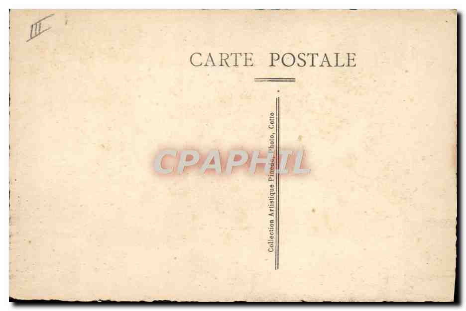 CPA Bateau Guerre Cette Un contre torpilleur  — Verso