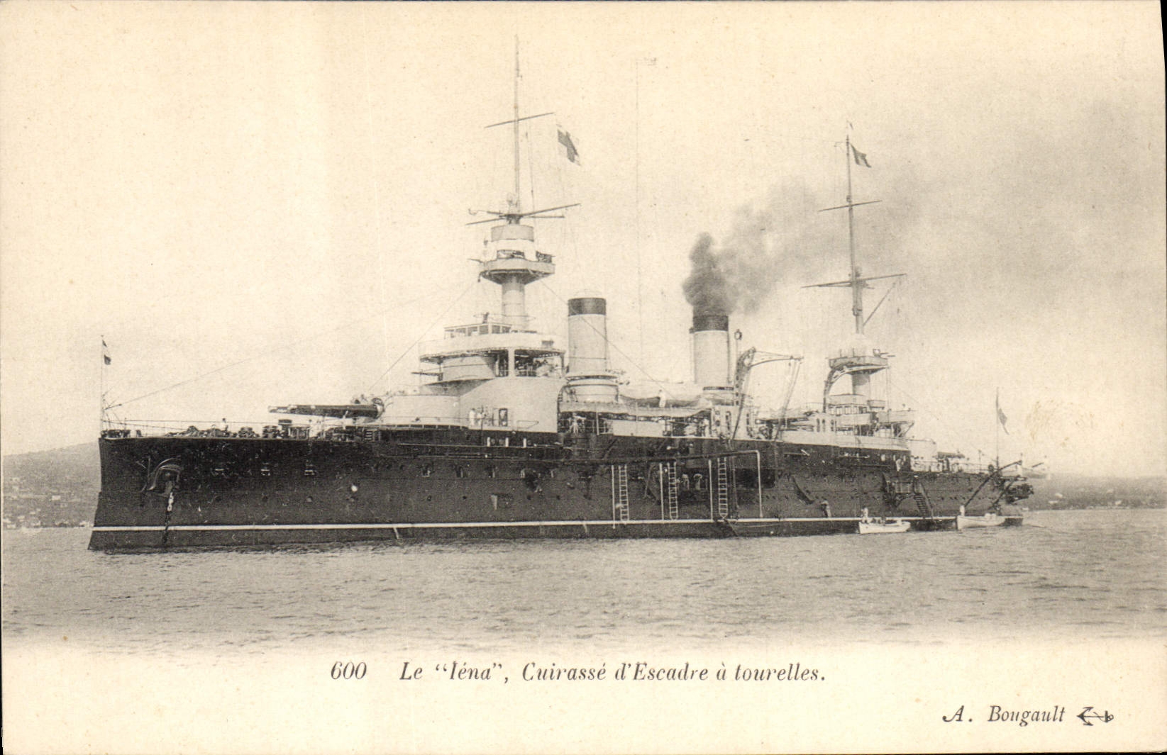 Le "Iéna", Cuirassé d'Escadre à tourelles — A. Bougault, n° 600