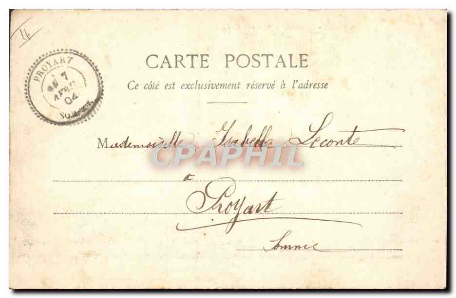 CPA Paris Theatre du gymnase (animee) — Verso